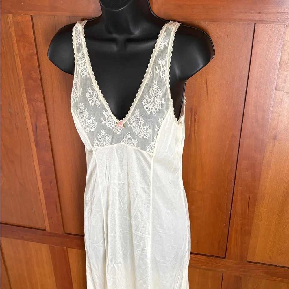 Vintage Tosca Lingeria Dress with Robe Two Piece Set - Picture 5 of 10